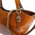 Floto Italian leather shoulder bag handbag women's Ischia  in Olive honey brown 3